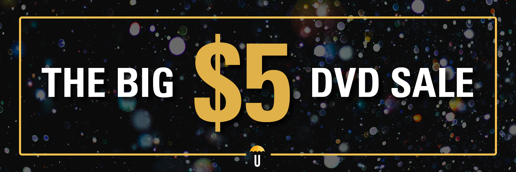 THE BIG $5 DVD SALE!