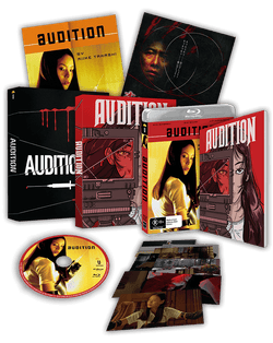 Audition 25th Anniversary Collector's Edition (1999) (Blu-Ray +Book +Rigid case +Slipcase +Poster +Artcards)