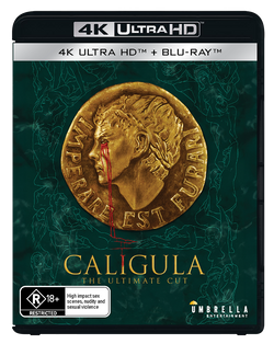 ABSOLUTE POWER - Caligula: The Ultimate Cut (2023) Collector's Edition (4K +3 Blu-Rays +2 Books +Magazine +Rigid case +Slipcase +2Posters +Artcards)