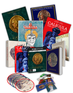 ABSOLUTE POWER - Caligula: The Ultimate Cut (2023) Collector's Edition (4K +3 Blu-Rays +2 Books +Magazine +Rigid case +Slipcase +2Posters +Artcards)