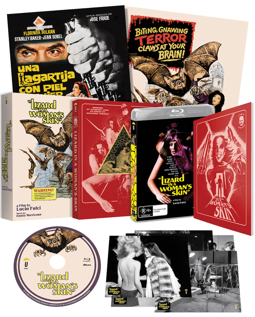 A Lizard In A Womans Skin (1971) Collector's Edition (Blu-Ray +Book +Rigid case +Slipcase +Poster +Artcards)