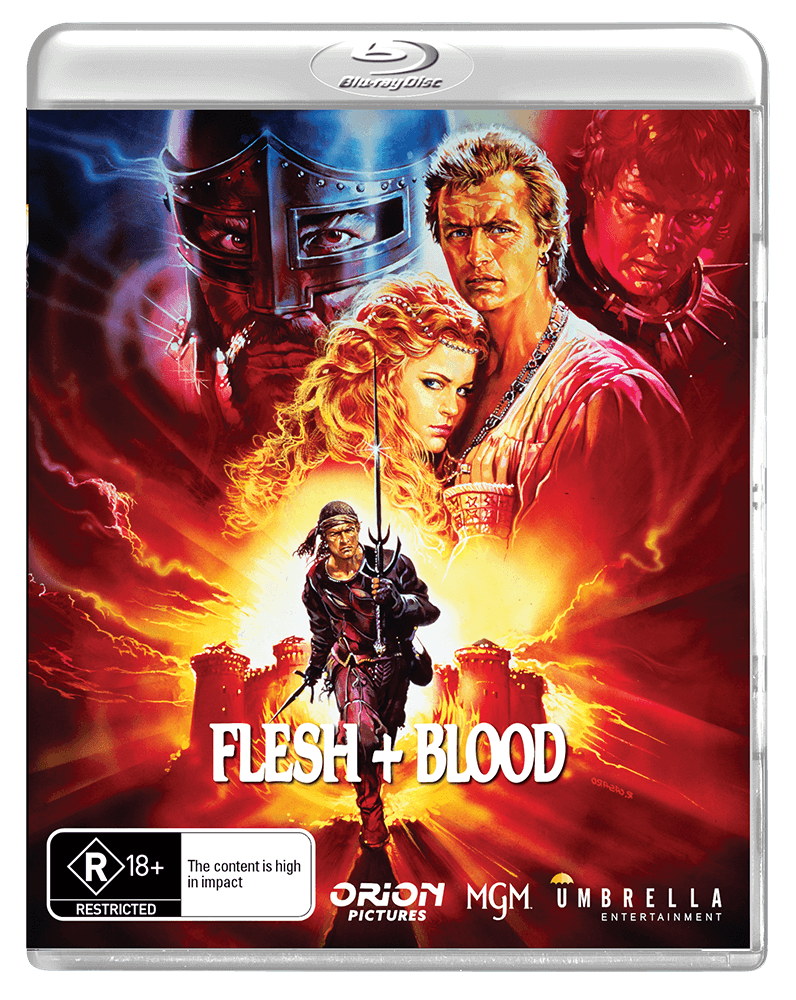 Flesh + Blood (1985) Collector's Edition (Blu-Ray +Book +35mm film +Rigid case +Slipcase +Poster +Artcards)