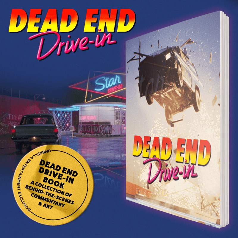 KARBOY Dead End Drive-In Big Collector's Edition (1986) (4K UHD +Blu-Ray +CD +Book +Rigid case +Slipcase +Poster +Artcards +Keychain +Tshirt +Freshener +Stickers)