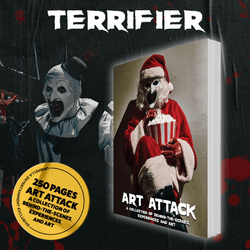 ART ATTACK - Terrifier Collector's Edition Boxset (4 Movie +Slipcases +Book +Brick Set +VHS +Sunglasses) 4K & Blu-ray