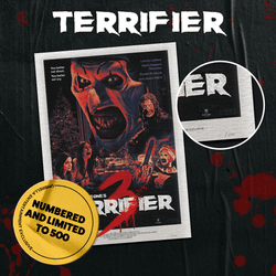 Terrifier A2 Canvas Art Poster 2 (Artwork by Hollow Bones Studio)