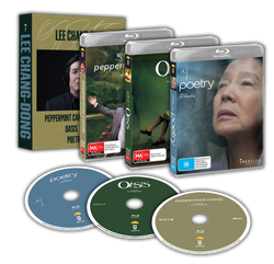 Three Films Of Lee Chang-Dong - Poetry, Oasis, Peppermint Candy (1999, 2002, 2010) (Blu-ray)