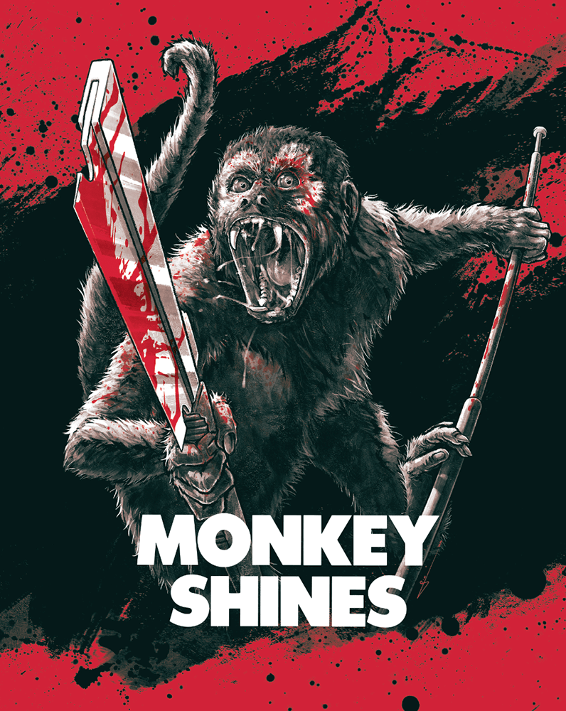 Monkey Shines: An Experiment In Fear Collector's Edition (1988) (Blu-Ray +Book +Rigid case +Slipcase +Poster +Artcards)