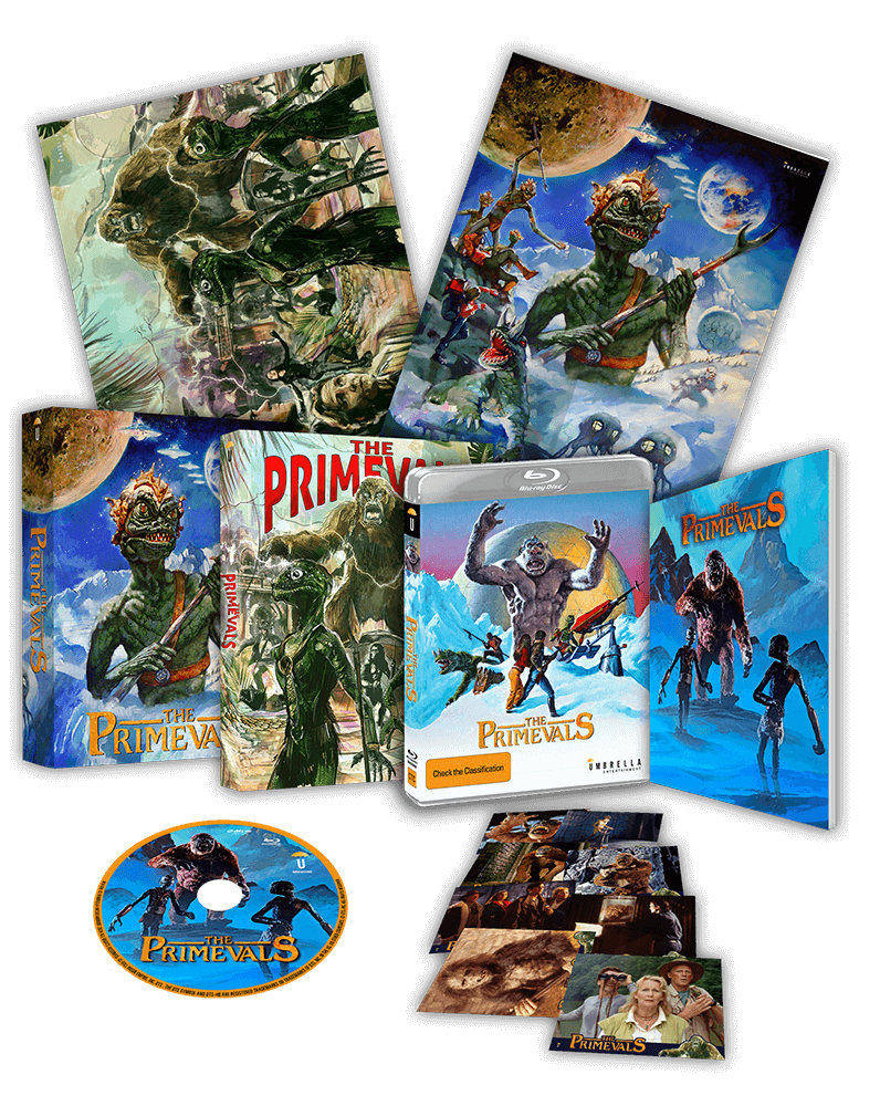 The Primevals (2023) Collector's Edition (Blu-Ray +Book +Rigid case +Slipcase +Poster +Artcards)