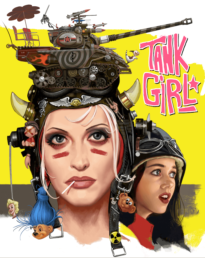 Tank Girl (1995) (Blu-Ray +Book +Rigid case +Slipcase +Poster +Artcards)