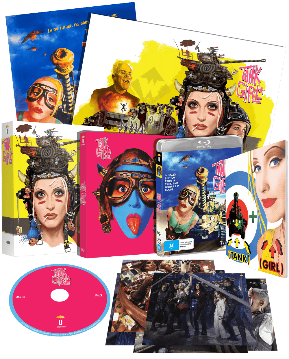 Tank Girl (1995) (Blu-Ray +Book +Rigid case +Slipcase +Poster +Artcards)