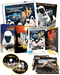 The Chain Reaction (1980) Collector's Edition (Blu-Ray +CD +Book +Rigid case +Slipcase +Poster +Artcards)
