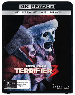 Terrifier Boxset (2016,2022,2024) 4K & Blu-ray