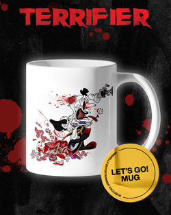 NEW! - Terrifier 'Let's Go!' Large Mug