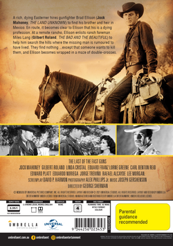 The Last Of The Fast Guns (1958) (Six Shooter Classics) DVD
