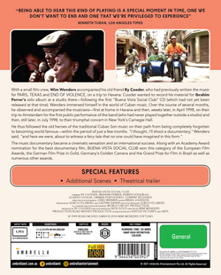 Buena Vista Social Club (1999) (World Cinema #4) Blu-Ray