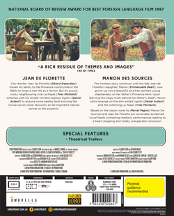 Jean De Florette (1986) & Manon Des Sources (1986) (World Cinema #7) Blu-Ray
