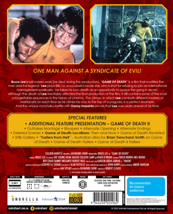 Game Of Death (Films Of Fury #4) (1978) Blu-Ray & Collector's Card