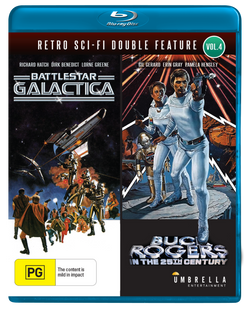Retro Sci-Fi Double Feature Vol 4: Battlestar Galactica + Buck Rogers In The 25Th Century (Blu-Ray) (1978 + 1978)