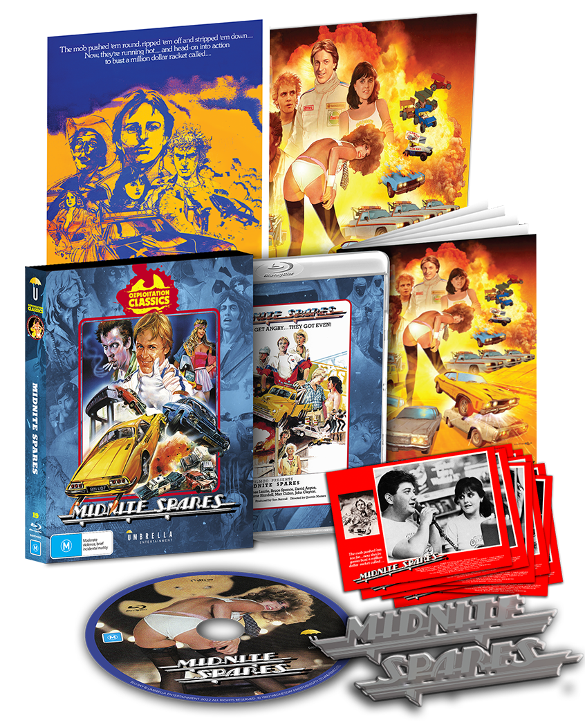 Midnite Spares Collector's Edition (+Car Emblem +Daybill +Comic Book +A3 Poster +Lobby Cards) (1983)
