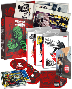 Hammer Horror Vol. 1 Collector's Edition: The Evil Of Frankenstein + Paranoiac! + Nightmare (+Posters +Poster Cards)