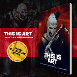 THIS IS ART Collector's Edition (All Hallow's Eve, Terrifier, Terrifier 2 +Toy +VHS +Book +Artcards +Stickers +Poster +Sunglasses) (2022)