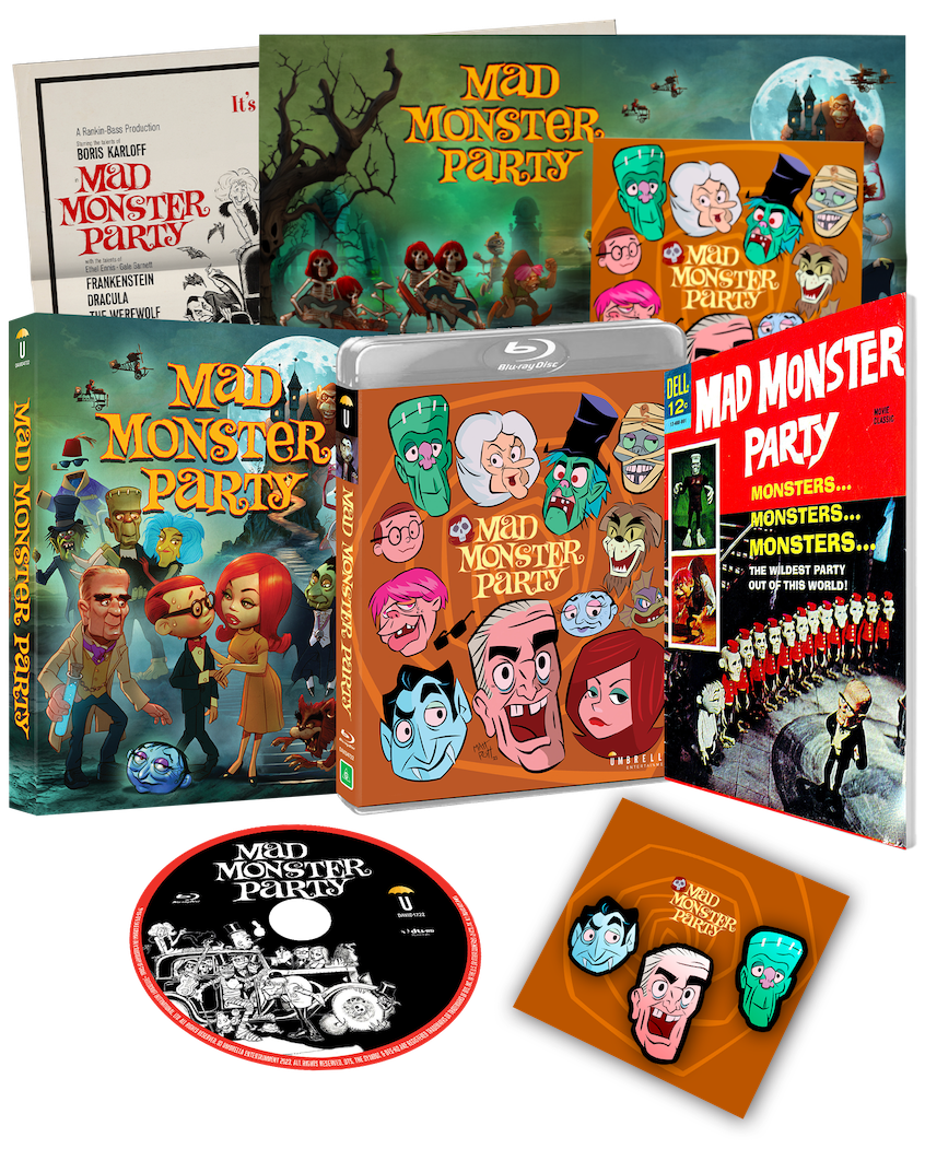 Mad Monster Party? Collector's Edition (Blu-Ray +Pins +Comic +Stickers +Poster) (1967)