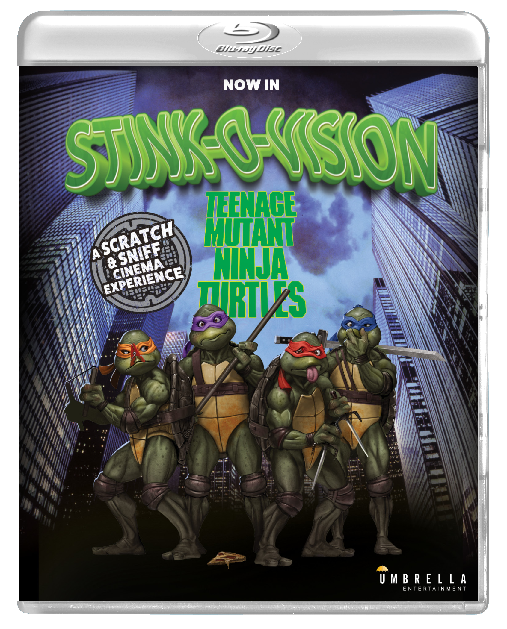 Teenage　Mutant　Ray)　Ninja　(Stink-O-Vision　Turtles　Version)　(Blu　(1989)
