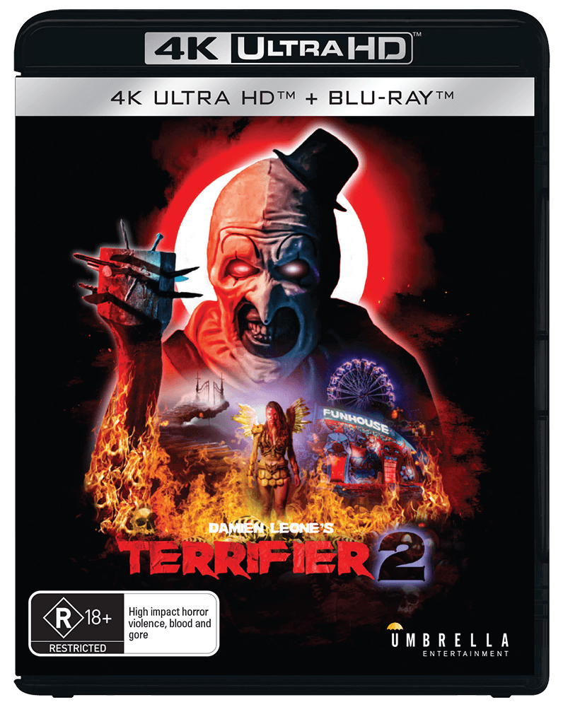 Terrifier 2 (2022) Dolby Vision 4K & Blu-ray (Slipcase Webstore Exclusive)