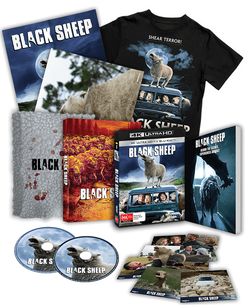 Black Sheep (2006) 4K & Blu-ray T-shirt Collector's Edition