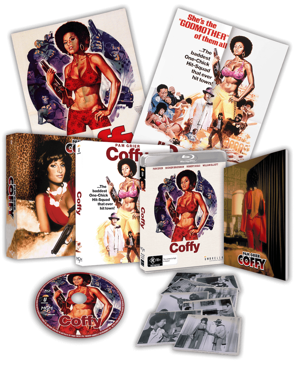 Coffy (1973) Collector's Edition (Blu-Ray +Book +Rigid case +Slipcase +Poster +Artcards)