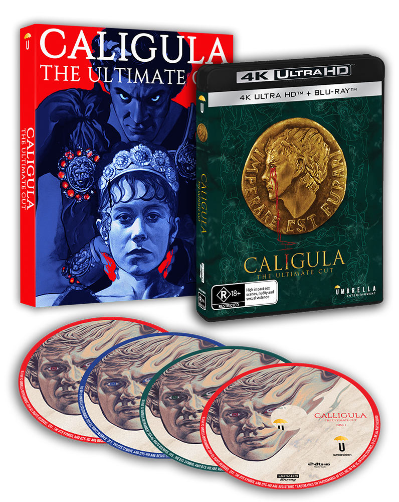 Caligula: The Ultimate Cut (2023) 4K & 3 Blu-rays