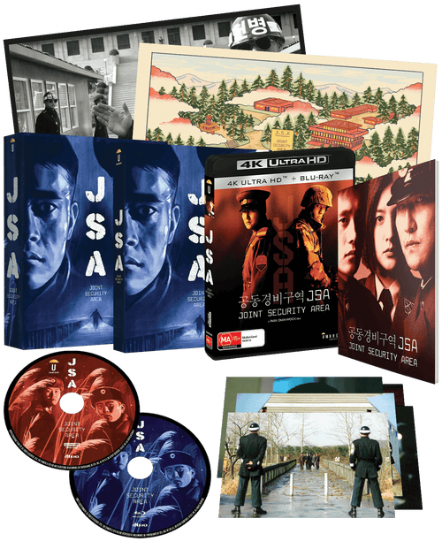 JSA Joint Security Area (2000) Collector's Edition (4K +Blu-Ray +Book +Rigid case +Slipcase +Poster +Artcards)