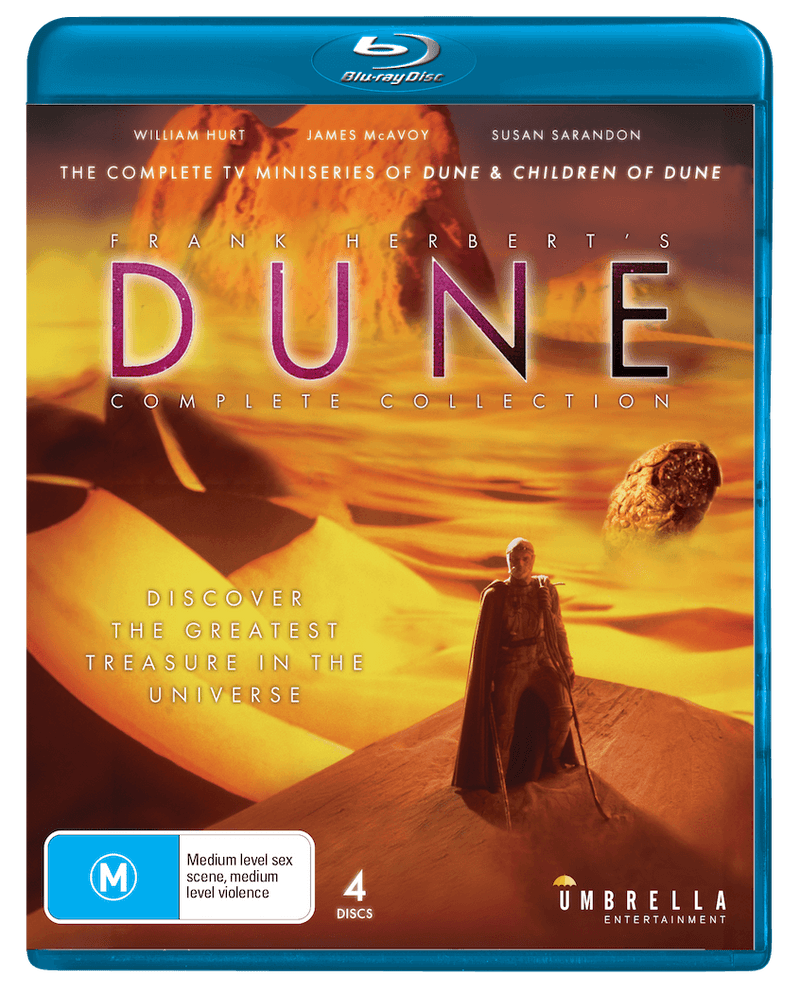 Frank Herberts Dune & Children of Dune 4 Disc Set (2000, 2003)  (Blu-Ray)