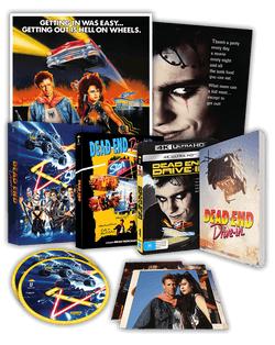 Dead End Drive-In Collector's Edition (1986) (4K UHD +Blu-Ray +Book +Rigid case +Slipcase +Poster +Artcards)