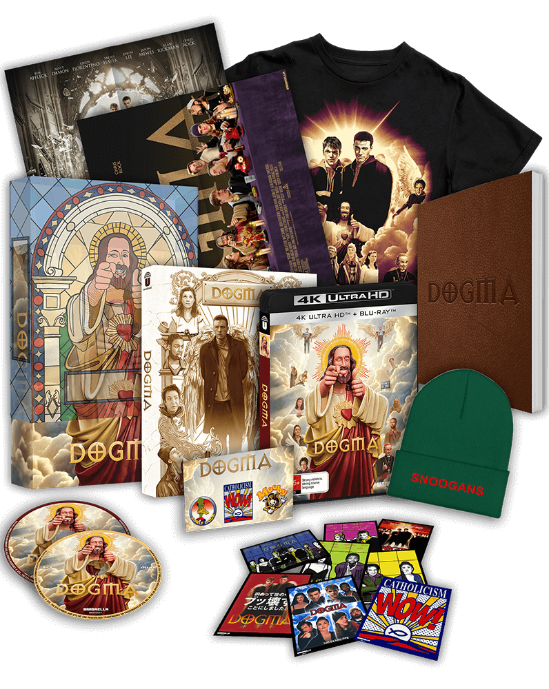 THE END IS NIGH – DOGMA 4k & Blu-Ray, T-shirt Collector’s Bundle