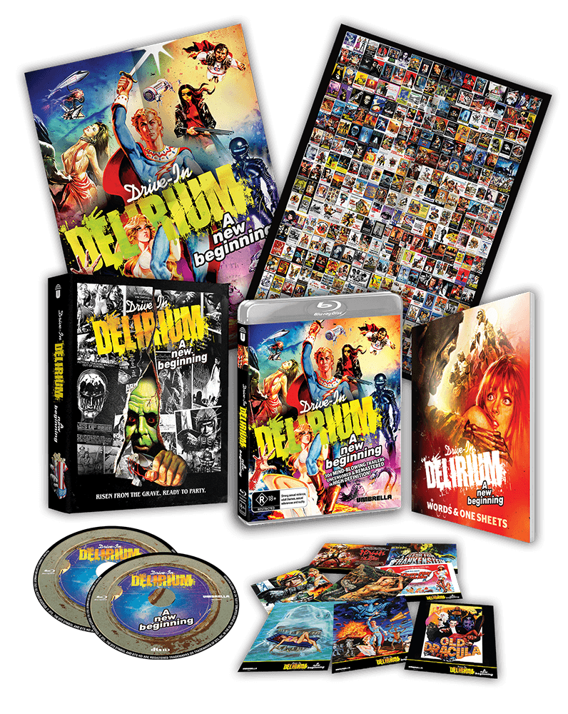 Drive-In Delirium: A New Beginning (AU Blu-ray) - Umbrella Entertainment Blu-ray