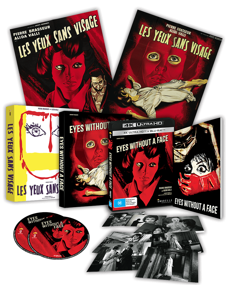 Eyes Without A Face aka Les Yeux Sans Visage (1960) 4K & Blu-ray Collector's Edition