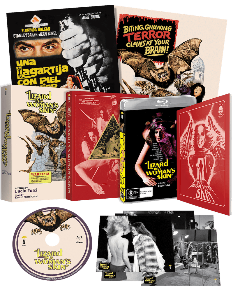 A Lizard In A Womans Skin (1971) Collector's Edition (Blu-Ray +Book +Rigid case +Slipcase +Poster +Artcards)