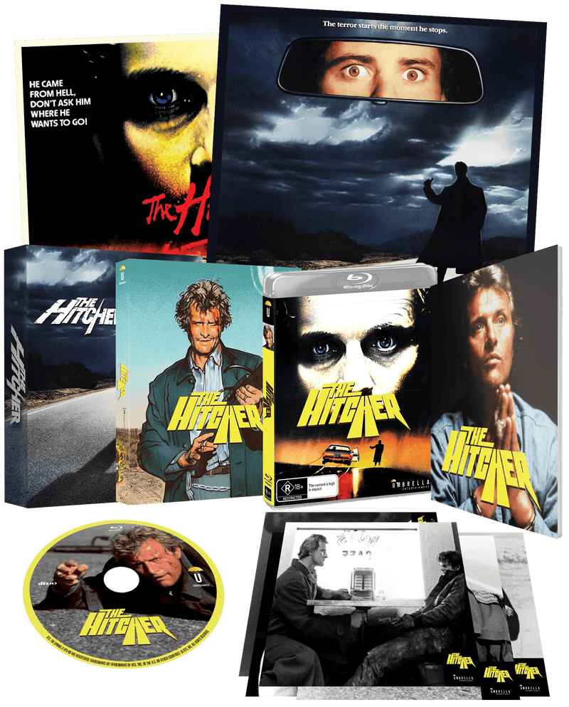 The Hitcher (1986) Collector's Edition (Blu-Ray +Book +Rigid case +Slipcase +Poster +Artcards)