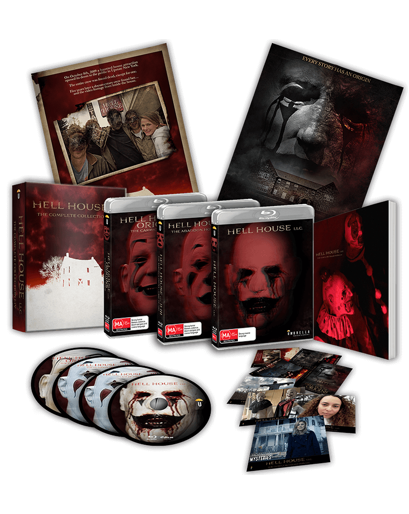 Hell House LLC Collection I-IV Boxset (2015, 2018, 2019, 2023) Blu-ray