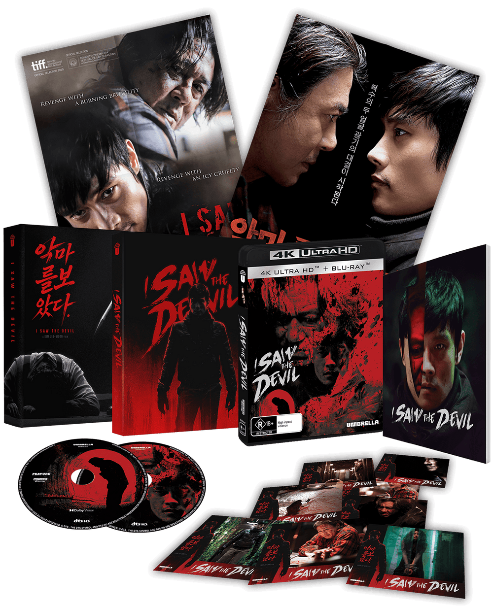 I Saw The Devil (AU 4K UHD/Blu-ray) - Umbrella Entertainment 4K UHD + Blu-ray