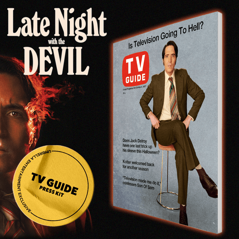 NIGHT OWLS FAN CLUB - Late Night With The Devil Collector's Edition (2024) (Blu-Ray +VHS +TVGuide +Book +Rigid case +Poster +Artcards)