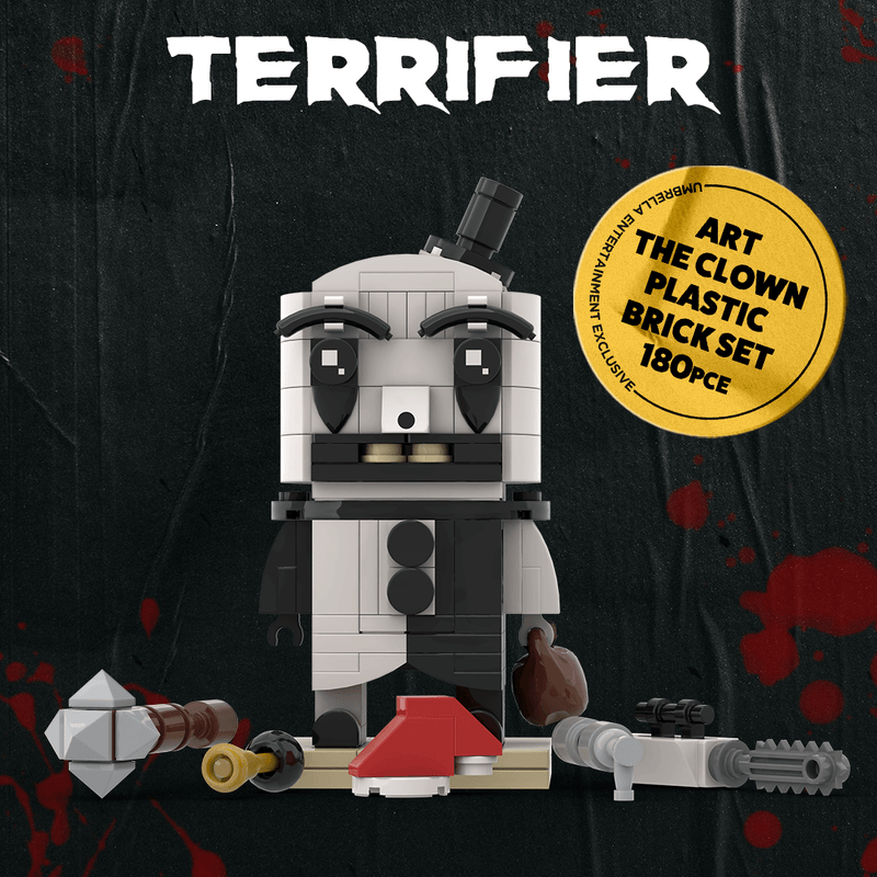 ART ATTACK - Terrifier Collector's Edition Boxset (4 Movie +Slipcases +Book +Brick Set +VHS +Sunglasses) 4K & Blu-ray