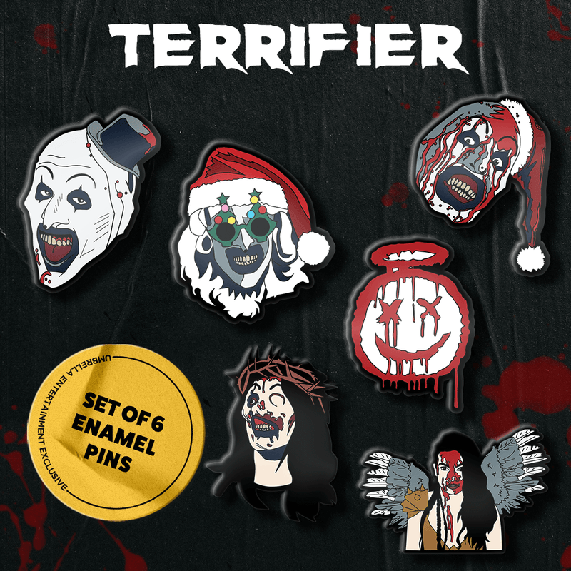 Terrifier Pin Set (6 Enamel Pins)