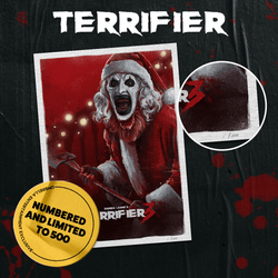 Terrifier A2 Canvas Art Poster 2 (Artwork by Shannon Trottman)