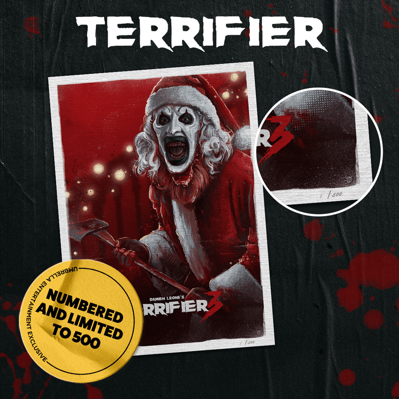 Terrifier A2 Canvas Art Poster 2 (Artwork by Shannon Trottman)