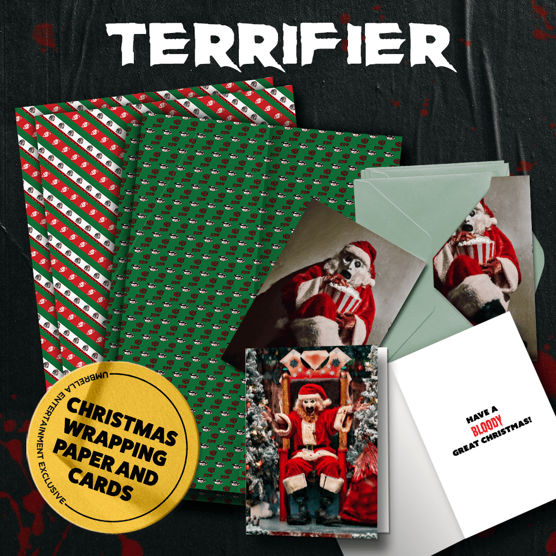 Terrifier Wrapping Paper & Cards — Umbrella Entertainment