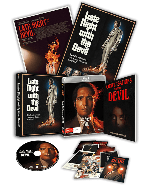 Late Night With The Devil Collector's Edition (2024) (Blu-Ray +Book +Rigid case +Poster +Artcards)