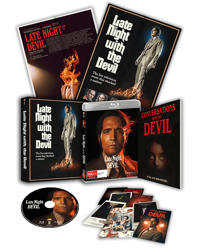 Late Night With The Devil Collector's Edition (2024) (Blu-Ray +Book +Rigid case +Poster +Artcards)