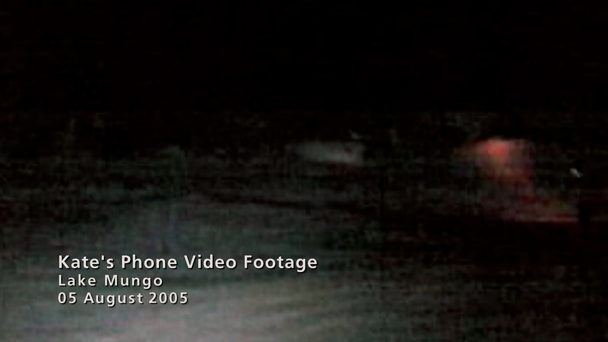 Still from Lake Mungo (2008) 4K & Blu-ray